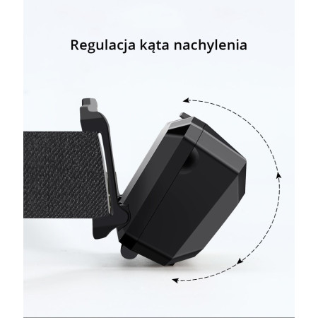 Libox LB0107 žibintuvėlis Juoda Ant galvos tvirtinamas žibintuvėlis LED