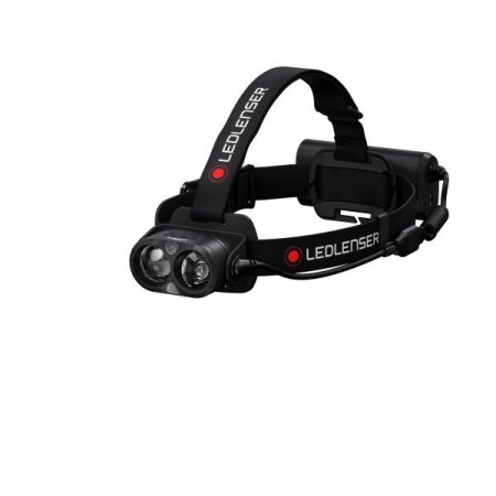 Ledlenser H19R Core Juoda Ant galvos tvirtinamas žibintuvėlis