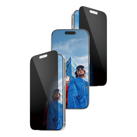 PanzerGlass ® Privatumo ekrano apsauga iPhone 17 Pro | Ultra-plačiai pritaikyta su FASTFIT IN-A-BOX