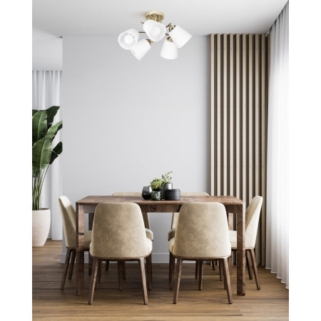 Activejet AJE-EMILY 5P GD lubų šviestuvas E27 200 W