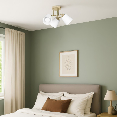 Activejet AJE-EMILY 3P GD lubų šviestuvas E27 120 W