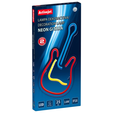 Activejet Neoninė LED AJE-NEON GITARA