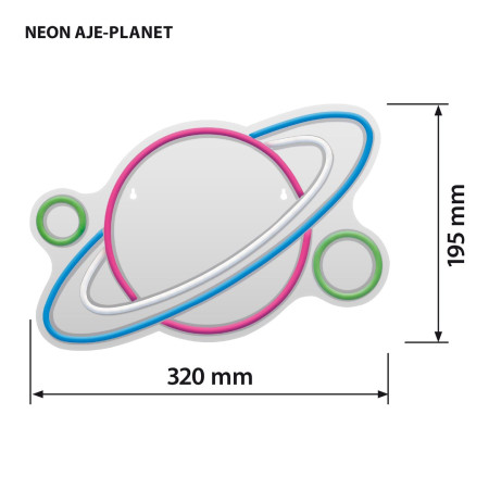 Activejet Neoninė šviesa PLANET