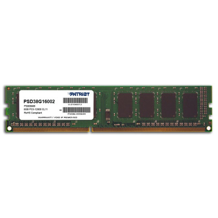 Patriot Memory 8GB DDR3 1600MHz atminties modulis