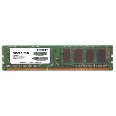 Patriot Memory 8 GB DDR3 1333 MHz atminties modulis