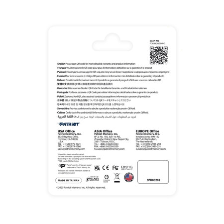 Patriot Memory Tab T560 64GB USB atmintukas Dual USB