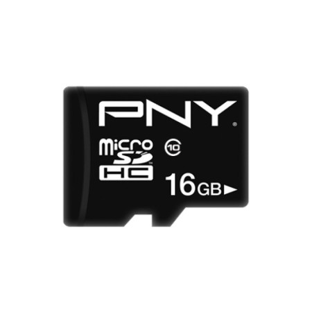 PNY Performance Plus 16GB MicroSDHC atminties kortelė