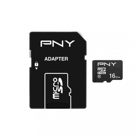 PNY Performance Plus 16GB MicroSDHC atminties kortelė