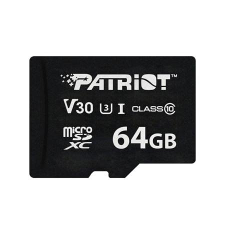 Patriot VX Series 64GB MicroSDXC V30 Klasės 10 UHS-I U3 4K UHD