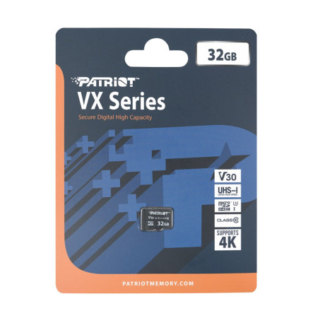 Patriot Memory 32GB MicroSDXC VX Series V30 Class 10