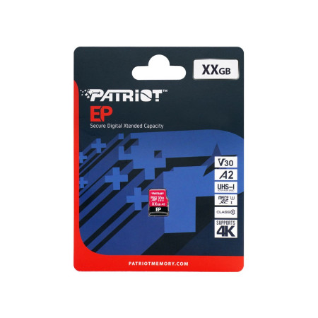 Patriot Memory 128GB MicroSDXC EP A2 V30 U3 10 klasės