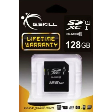 G.SKILL 128GB SDXC Klasės 10 UHS-I