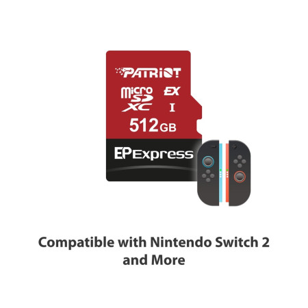 Patriot Memory EP Express 512 GB MicroSDXC 800/600 MB/s atmintis
