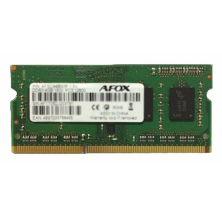 AFOX SO-DIMM DDR3 8GB atminties modulis 1333 MHz 1,35V