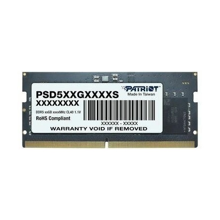 Patriot Signature 32GB DDR5 5600MHz SODIMM atminties modulis