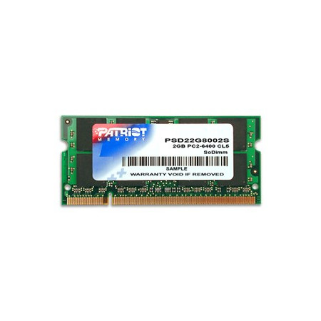 Patriot Memory 2 GB DDR2 800 MHz SODIMM atminties modulis