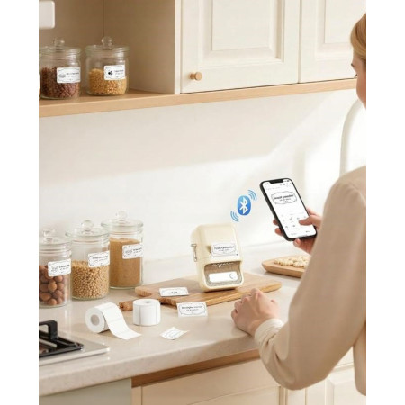 NiiMbot B21S Etikečių spausdintuvas - Baltas