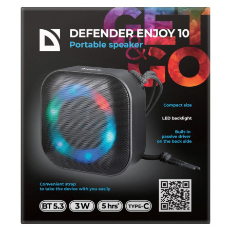 Defender Enjoy 10 kompiuterio pelė Bluetooth 3W Juoda