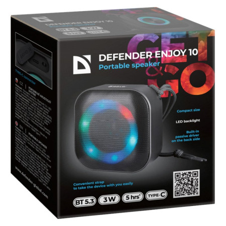 Defender Enjoy 10 kompiuterio pelė Bluetooth 3W Juoda