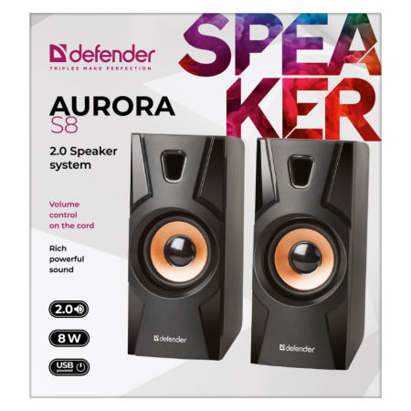 Defender Aurora S8 garsiakalbiai 2.0 8W USB