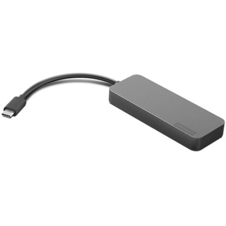 Lenovo GX90X21431 knyginių kompiuterių dokas USB 3.2 Gen 2 Type-C Juoda