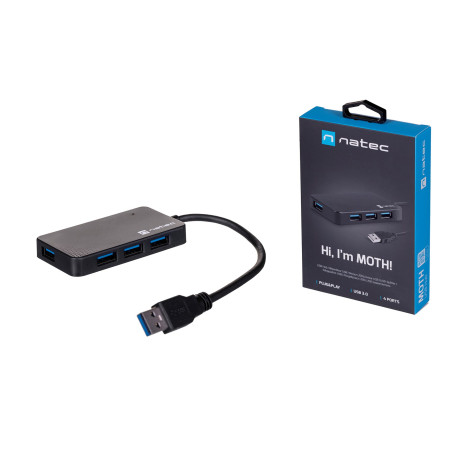 NATEC USB 3.0 Moth koncentratorius