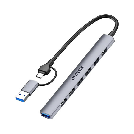 Unitek H1209AGY01 7-in-1 USB šakotuvas