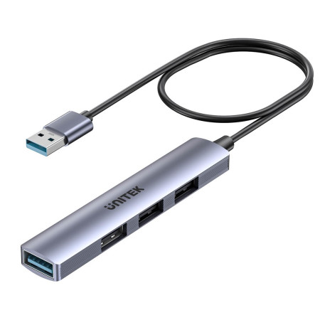 UNITEK Kompaktiškas USB-A Hub su 3x USB 2.0 ir 3.0