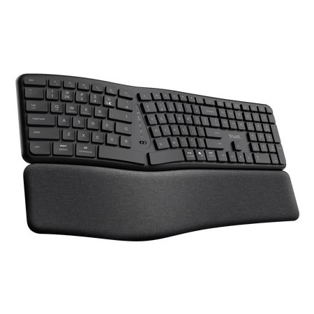 Trust Keyra klaviatūra belaidė juoda