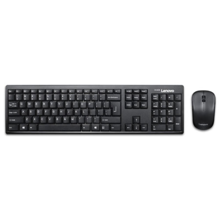 Lenovo GX30L66303 klaviatūra su pele, universalus QWERTY, juoda