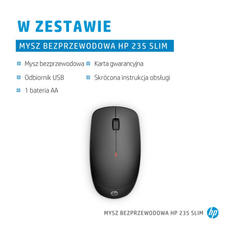 HP 235 Slim belaidė pelė