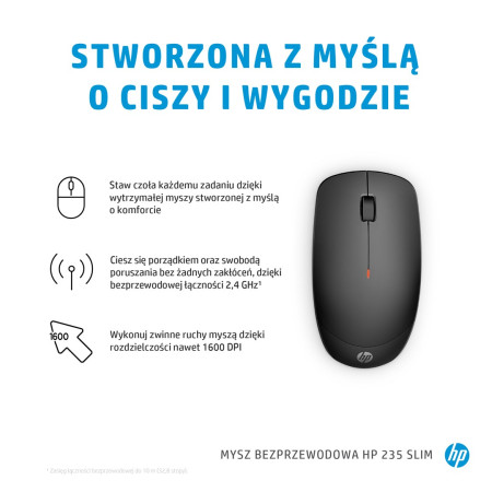HP 235 Slim belaidė pelė