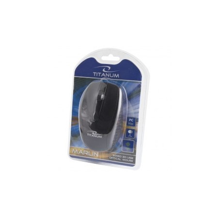 Titanum TM110K kompiuterio pelė Abiems rankoms USB A tipo Optinis 1000 DPI