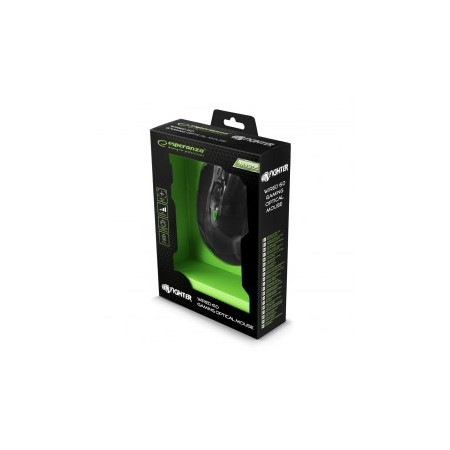 Esperanza MX205 Fighter žaidimų kompiuterio pelė dešinės rankos