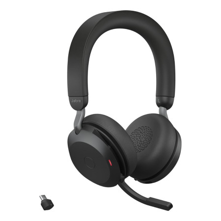 Jabra Evolve2 75 laisvų rankų įranga, juoda
