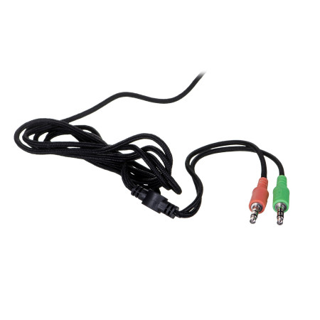 Esperanza EH118 ausinės su mikrofonu - Juoda/Raudona