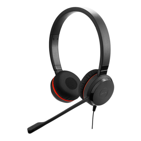 Jabra Evolve 20 SE Vielinės ausinės Juoda