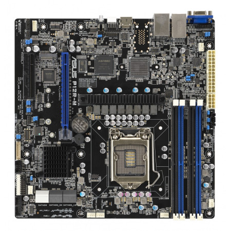 ASUS P12R-M Intel C252 LGA 1200 Micro ATX Serverio Plokštė