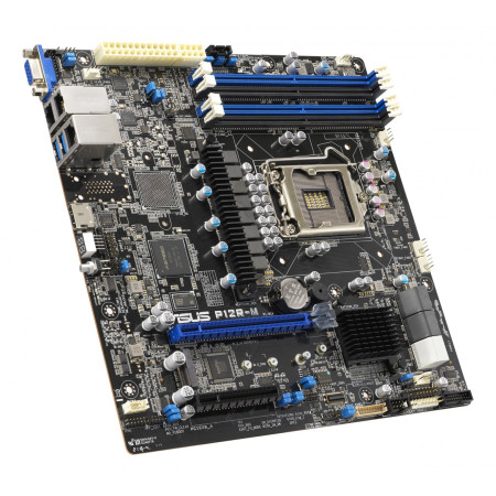 ASUS P12R-M Intel C252 LGA 1200 Micro ATX Serverio Plokštė