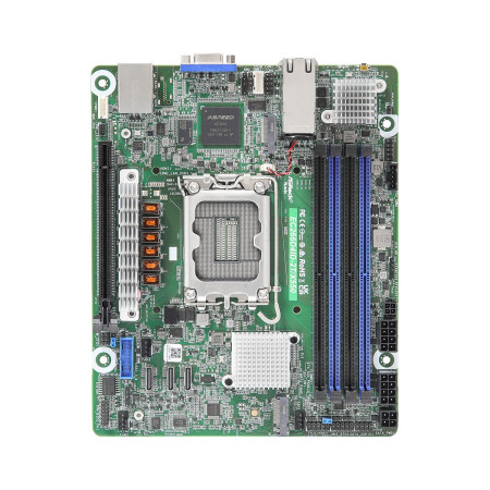 Asrock EC266D4ID-2T/X550 pagrindinė plokštė Intel C266 LGA 1700 mini ITX