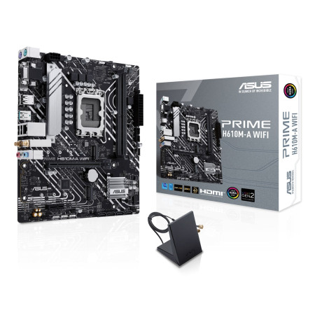 ASUS PRIME H610M-A WIFI pagrindinė plokštė Intel H610 LGA 1700 micro ATX
