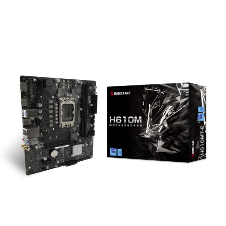 Biostar H610MT-E pagrindinė plokštė Intel H610 LGA 1700 micro ATX