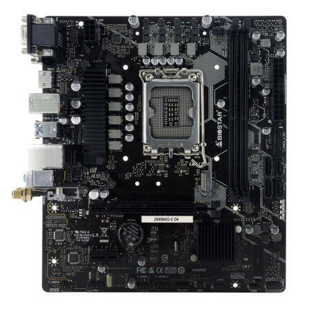 Biostar Z690MX2-E D4 pagrindinė plokštė Intel Z690 LGA 1700 micro ATX