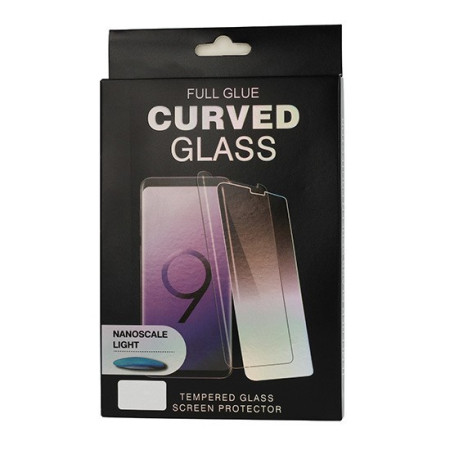 LCD apsauginis stikliukas Liquid Glass UV Xiaomi Redmi Note 13 Pro Plus 5G lenktas skaidrus