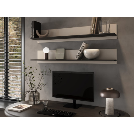 Cama SOHO lentyna juoda/kašmyro spalvos