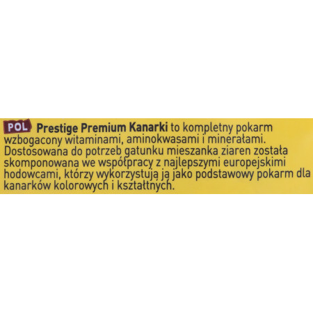 VERSELE-LAGA Prestige Premium Canaries - maistas kanarėlėms 800 g