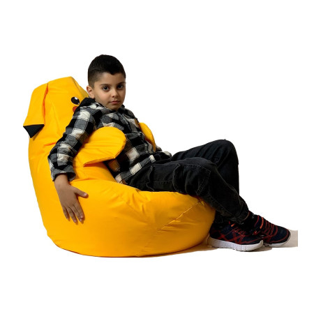 Sako krepšys Pouffe Pikachu geltonas L 105 x 80 cm