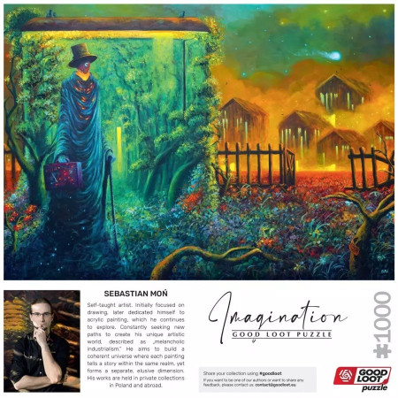 Puzzle Good Loot Imagination - Sebastian Moń: Stacionarus keliautojas II 1000 vnt
