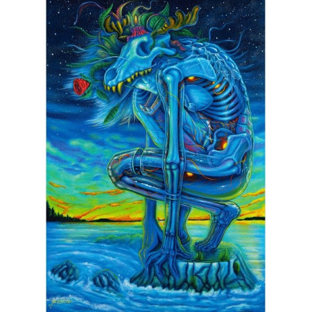 Puzzle Good Loot Imagination - Kamil Jakóbczak: Balta vilkas 1000 vnt