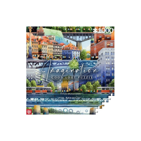 Dėlionė Good Loot Vaizduotės - Tytus Brzozowski: Varšuvos tiltai, 1000 vnt